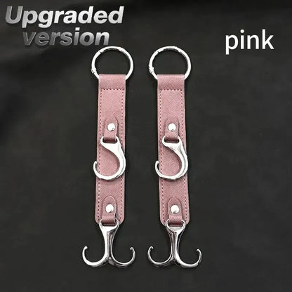 2 Pieces PU Car Hooks, Car Seat Cushion Hooks, Car Seat Back Storage Hooks, Faux Leather Car Hooks, Multi-functional Car Headrest Hooks, Car Seat Storage Boxes, Universal Car Seat Hooks For
