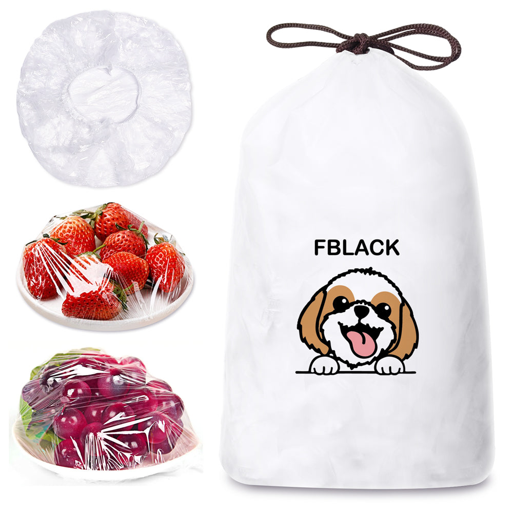 Plastic Bowl Covers Food Cover, Food Keeping Bags Elastic Reusable Plastic Stretch Elastic Food Storage Covers Kitchen Dining Plate Bread Proofing Universal Kitchen Wrap