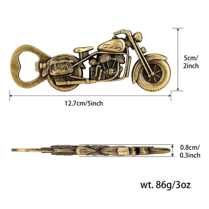 Old Style Motorcycle Beer Bottle Opener Black Gift Box With Greeting Card, Exclusive Gift For Motorcycle Enthusiasts, Bar Tool For Beer Enthusiasts, Ideal Choice For Home And Bar Use