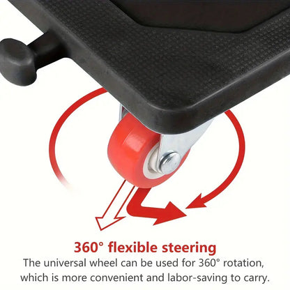 Heavy Duty Furniture Mover, Carbon Steel Furniture Cart, Rotatable Mute Wheel With Brake, Furniture Lift Handling Tool For Easy Movement Of Furniture Appliances Refrigerator,800 Lb Capacity