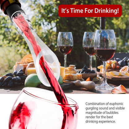 1Pc Wine Aerator Pourer Spout Decanter Spout Attachable In-Bottle Wine Drip Stopper