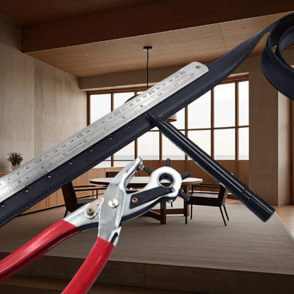 Multi Functional Industrial Manual Belt Punching Pliers, Leather Paper Punching Machine, Metal Clip