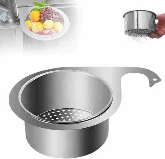 Stainless Steel Swan Sink Strainer Basket,Kitchen Sink Drain Filter,Sink Drain Strainer Basket,Swan Sink Strainer Basket,Stainless Steel Draining Basket For Sink