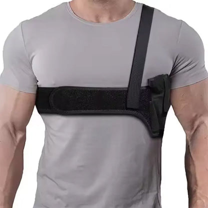 Multi Functional Outdoor Tactical Chloroprene Rubber Shoulder Leather Cover Breathable Hidden Underarm Gun Bag Hunting Flexible Chest Tool