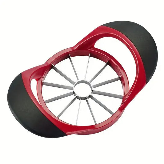 Apple Slicer Corer, Stainless Steel Upgrade 12 Sharp Apple Slicer Large, Ergonomic Plastic Handle Non-slip And Easy To Hold, Kitchen Fruit Divider Rust-proof And Easy To Clean