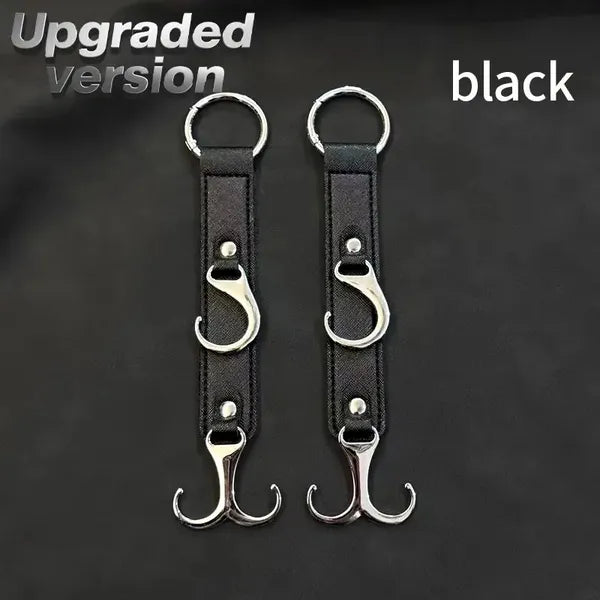 2 Pieces PU Car Hooks, Car Seat Cushion Hooks, Car Seat Back Storage Hooks, Faux Leather Car Hooks, Multi-functional Car Headrest Hooks, Car Seat Storage Boxes, Universal Car Seat Hooks For