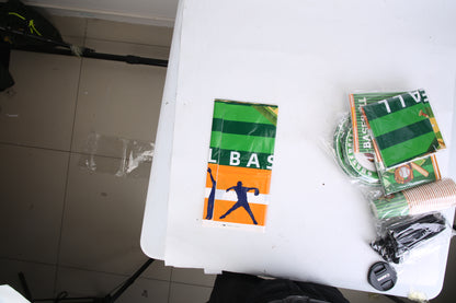 171Pcs Baseball Party Supplies Kit Baseball Birthday Party Disposable Dinnerware Set Baseball Themed Party Tableware Decorations Cups Plates Napkins Spoons Knives Forks Tableclothes