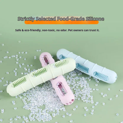 DOG Chew Toys For Teeth Cleaning,Pet Sausage Chew Brush,Pet Chew & Clean Buddy