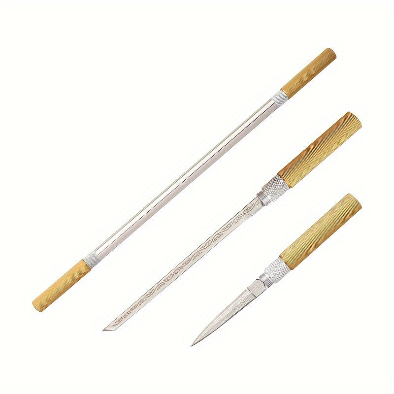 Long Gold Hoop Sticks