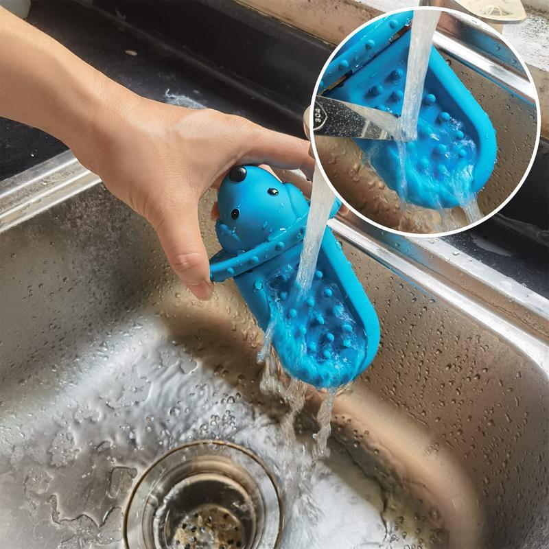 PROKEl Soft Rubber Toy Puppy Slow Feeder PadPeanutButter Treat Dispenser Training Aid DogCrateTraining Tool -Reduce Boredom Anxiety.Distraction For Dogs